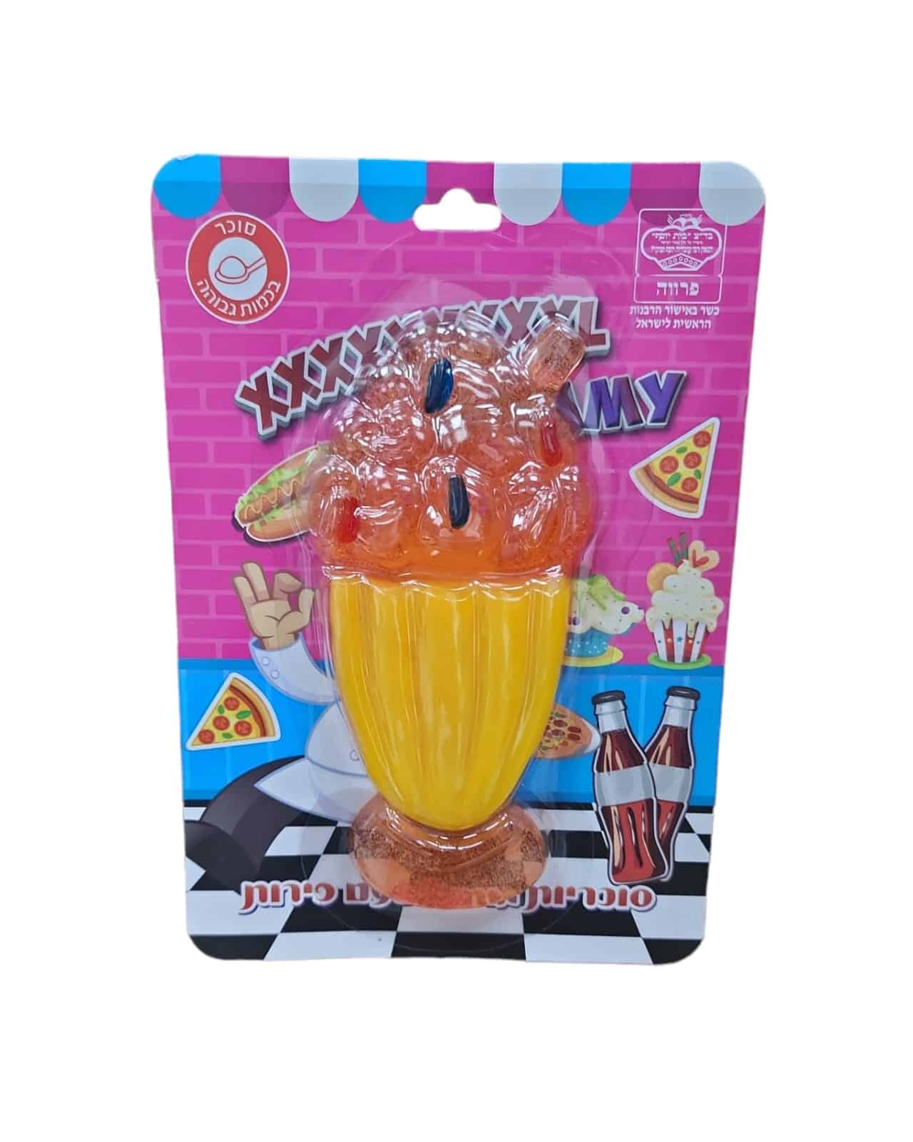 גומי בליסטר גלידה 100 גרם