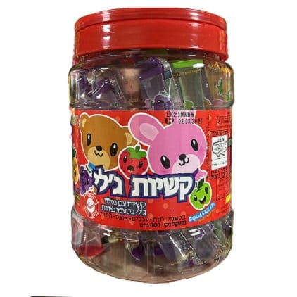 ג'לי ABC קפליות בצילינדר 40 יח'