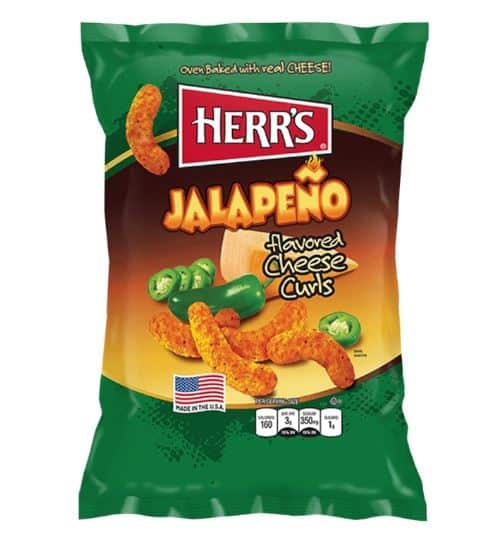 חטיף תירס גבינת צ'דר חלפינו 170 גרם