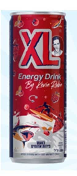 משקה אנרגיה XL פירות אדומים 250 מ