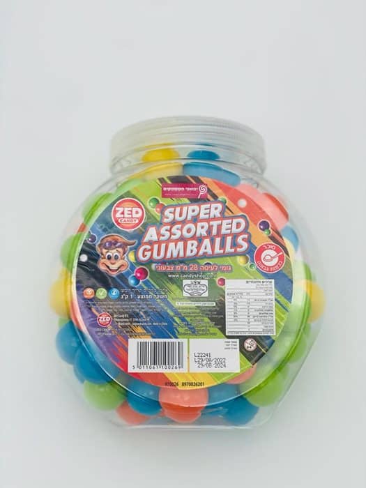 גומי לעיסה צבעוני 1 ק