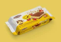 עוגת ספוג בטעם תות 250 גרם