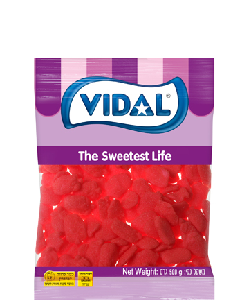 גומי וידאל תות סוכר 500 גר'